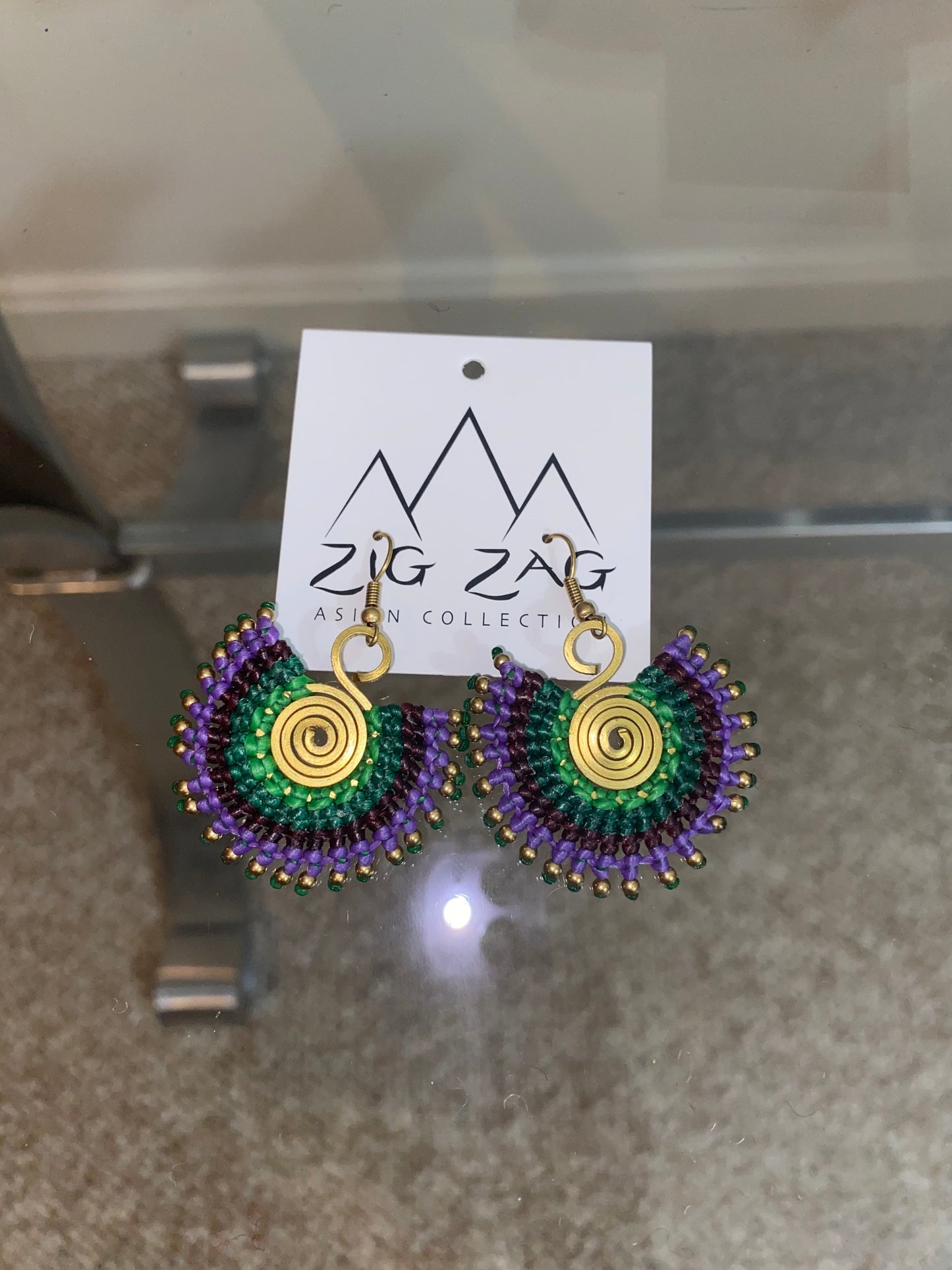 Bold Macrame Earrings